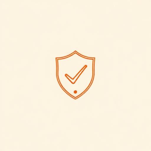 Illustration of a shield with a checkmark